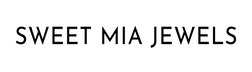 Sweet Mia Jewels logo in black.